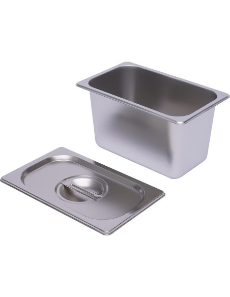 Calentador de Comida Eléctrico VONZOER 4 Sartenes 600W 16L