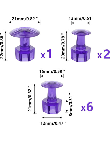 Kit de Pestañas de Extracción de Abolladuras Hyamass 9 Pcs
