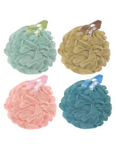 Esponjas de Ducha Lufa Yoget 4 Pack 60g Exfoliantes