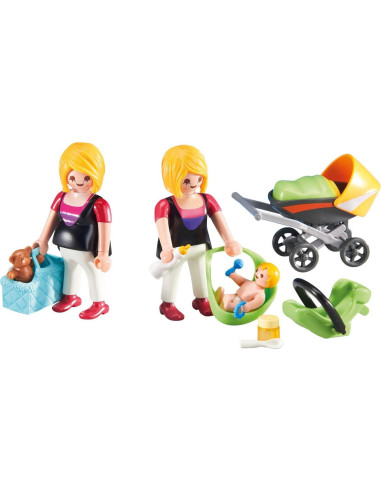 Accesorios Playmobil Madre Embarazada con Bebé 6447