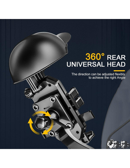 Soporte para Teléfono Móvil Gseigvee con Casco Impermeable