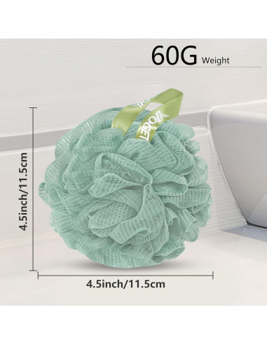 Esponjas de Ducha Lufa Yoget 4 Pack 60g Exfoliantes