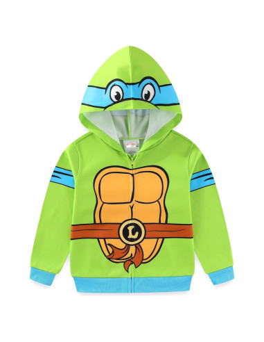 Sudadera con capucha Nickelodeon TMNT Leonardo para niños