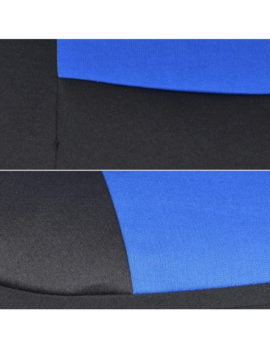 Cubiertas de Asiento de Auto BDK PolyPro Azul - Juego Completo