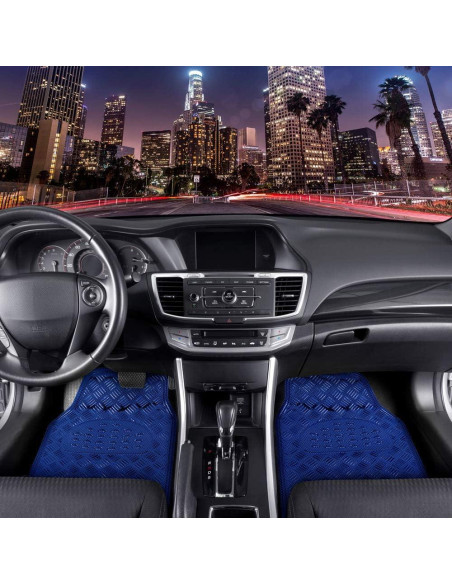 Cubiertas de Asiento de Auto BDK PolyPro Azul - Juego Completo