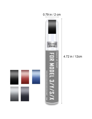 Pintura de Retoque VINBYEE para Tesla Model 3 Y X S 12ml