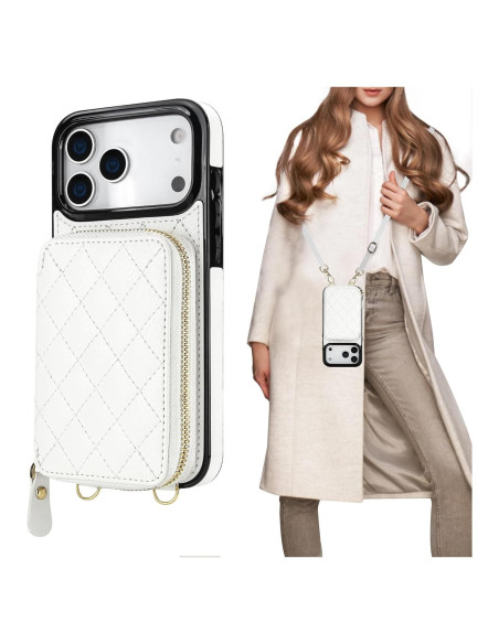 Cartera Cruzada Bocasal para iPhone 17 Pro Max - Cuero PU RFID