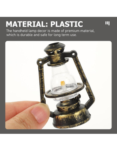 10 Mini Lámparas de Aceite Vintage Artibetter para Decoración