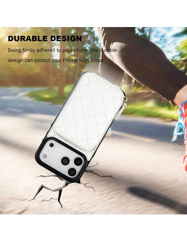 Cartera Cruzada Bocasal para iPhone 17 Pro Max - Cuero PU RFID