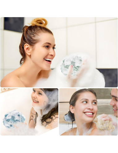 Esponjas de Ducha Lufa Yoget 4 Pack 60g Exfoliantes