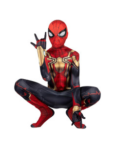 Traje Oficial Deluxe Zentai Spider-Man MARVEL para Jóvenes L