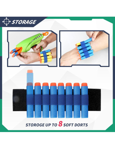 2 Pistolas Blaster RLZHLYC con 80 Dardos de Espuma - Juguete 6+