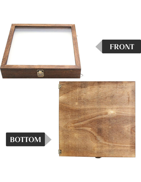 Caja de Sombra Rectangular Saihisday 11x14 cm Marco Negro