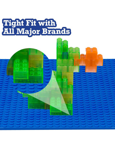 Placas Base de Construcción SCS Direct Azules 25.4x25.4 cm (4pcs)