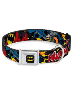 Collar de Perro Buckle-Down Batman 2.5cm Ajustable 23-38cm
