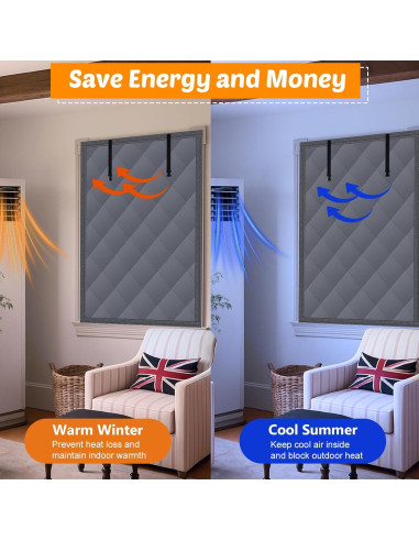 Cubierta Aislante de Ventana 71x99cm NNG para Invierno