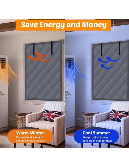 Cubierta Aislante de Ventana 71x99cm NNG para Invierno