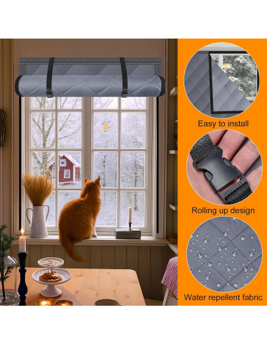 Cubierta Aislante de Ventana 71x99cm NNG para Invierno