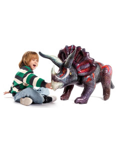 Dinosaurio Inflable Triceratops Joyin 109 cm para Fiesta