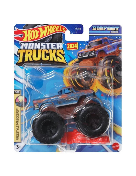 Hot Wheels Monster Trucks Bigfoot 4x4x4 1:64 Metal Fundido Hot Wheels Monster Trucks Bigfoot 4x4x4 1:64 Metal Fundido