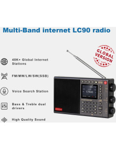 Radio Inteligente Portátil Choyong LC90 Multi-Banda WiFi 4G 2
