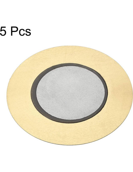 Discos Piezoeléctricos uxcell 41mm para Guitarras Acústicas - 5 Pcs