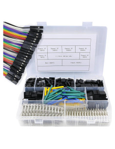 Kit de Conectores Jumper Dupont 2.54mm MINGTONGHUI 1400 pcs