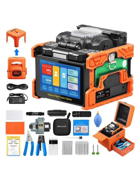 Empalmador de Fibra Óptica SAIVXIAN L-90C Pantalla Táctil 5"