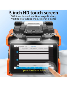 Empalmador de Fibra Óptica SAIVXIAN L-90C Pantalla Táctil 5" 2