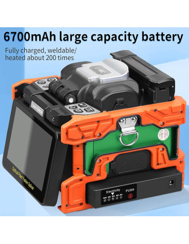 Empalmador de Fibra Óptica SAIVXIAN L-90C Pantalla Táctil 5"