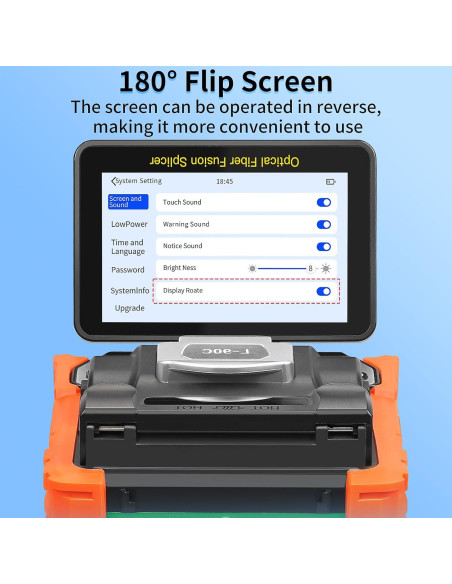 Empalmador de Fibra Óptica SAIVXIAN L-90C Pantalla Táctil 5"