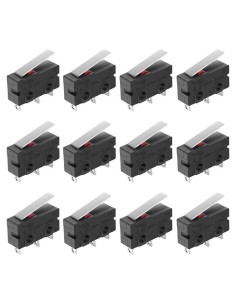 Interruptor Micro Limit Switch MUZHI SPDT 1NO 1NC 12 Pcs