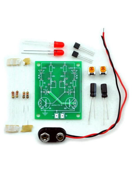 Kit de Aprendizaje Circuito Multivibrador Astable Electronics-Salon