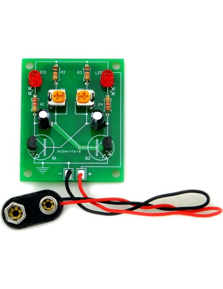 Kit de Aprendizaje Circuito Multivibrador Astable Electronics-Salon