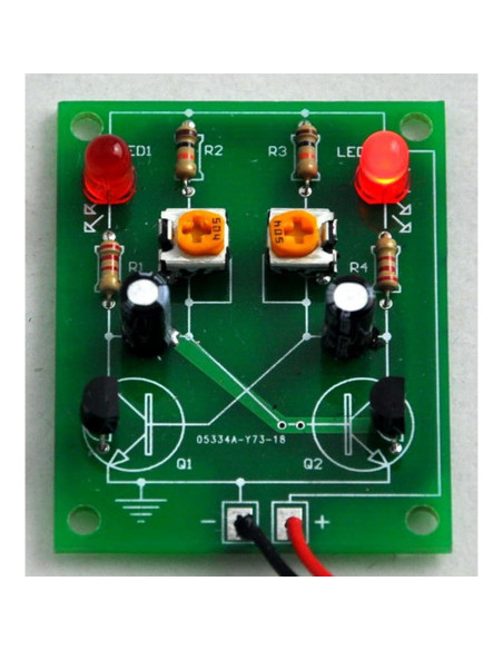 Kit de Aprendizaje Circuito Multivibrador Astable Electronics-Salon