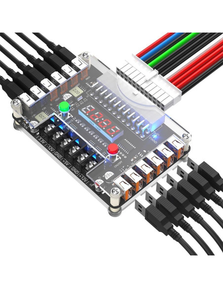 Placa de Distribución de Alimentación ATX Sintech ST-ATX-12UB 3.3V 5V 12V