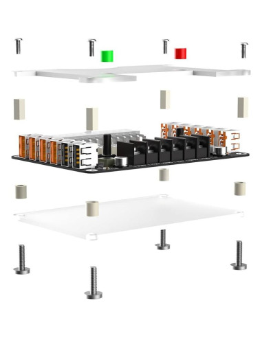 Placa de Distribución de Alimentación ATX Sintech ST-ATX-12UB 3.3V 5V 12V
