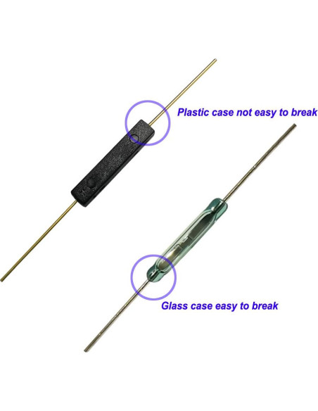 10 Interruptores de Reed Normalmente Abierto Gebildet 14mm