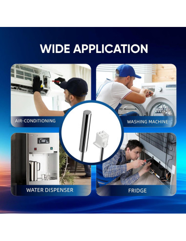 6 Probetas Sensor de Temperatura NTC 10K Perusiaw 1M Acero Inoxidable