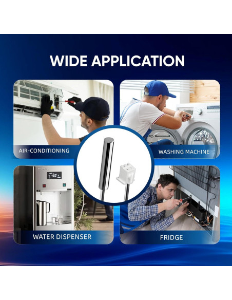 6 Probetas Sensor de Temperatura NTC 10K Perusiaw 1M Acero Inoxidable