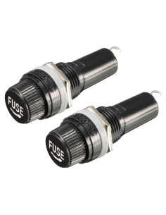 Soporte de Fusible Panel 2pcs uxcell 10A 250V 6x30mm