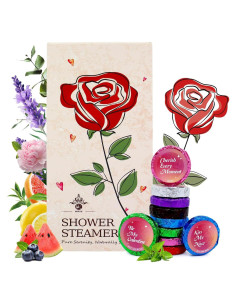 10 Bombas de Ducha Aromáticas MR MIRYE - Regalo Spa para Mujeres