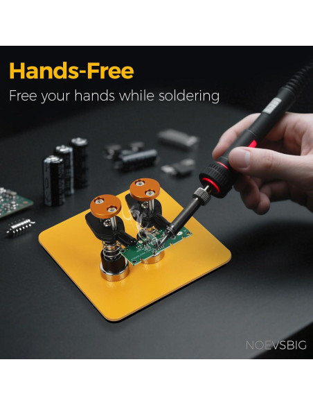 Abrazadera Magnética de Manos Ayudantes NOEVSBIG, 10x10cm Abrazadera Magnética de Manos Ayudantes NOEVSBIG, 10x10cm