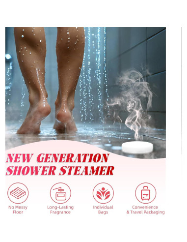 10 Bombas de Ducha Aromáticas MR MIRYE - Regalo Spa para Mujeres