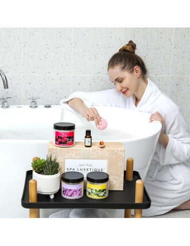 Set de Regalo Spa Luxetique 8 Piezas con Sales de Baño y Aceite
