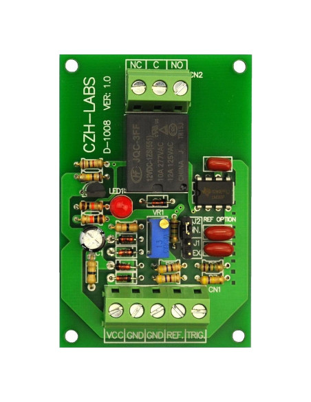 Placa de Relé Comparador de Voltaje 12V DC 10A Electronics-Salon