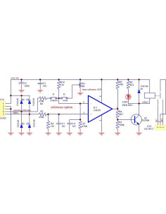 Placa de Relé Comparador de Voltaje 12V DC 10A Electronics-Salon 2