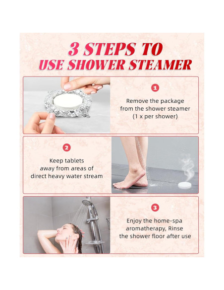 10 Bombas de Ducha Aromáticas MR MIRYE - Regalo Spa para Mujeres