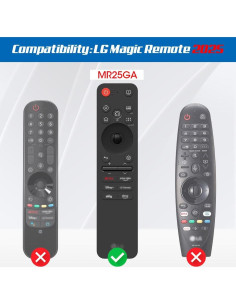 Funda de Silicona Antideslizante para Control Remoto LG MR25GA 2