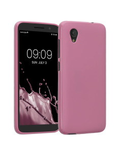 Funda TPU Silicona Rosa Oscuro kwmobile para Alcatel 1 12.7cm
